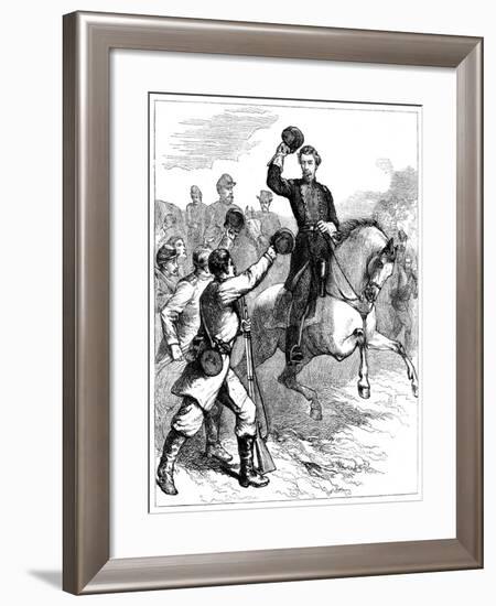 Arrival of General Mcclellan at Williamsburg, Virginia, 1862-null-Framed Giclee Print