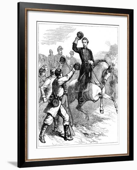 Arrival of General Mcclellan at Williamsburg, Virginia, 1862-null-Framed Giclee Print