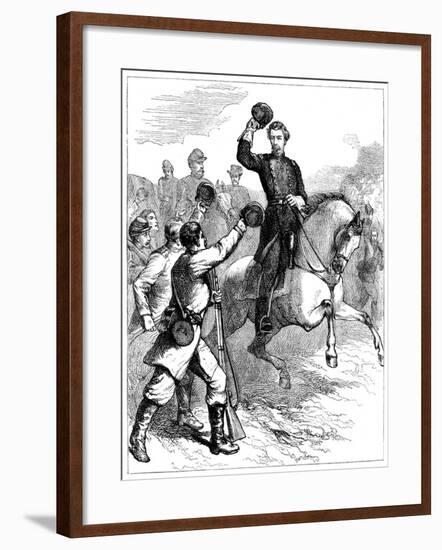 Arrival of General Mcclellan at Williamsburg, Virginia, 1862-null-Framed Giclee Print