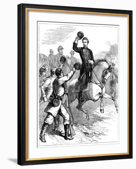 Arrival of General Mcclellan at Williamsburg, Virginia, 1862-null-Framed Giclee Print