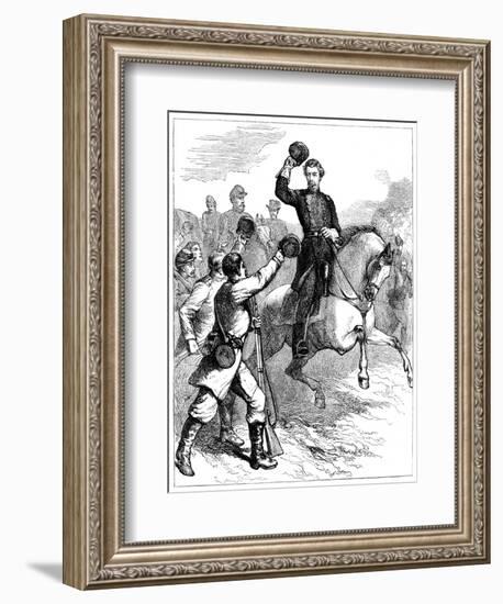 Arrival of General Mcclellan at Williamsburg, Virginia, 1862-null-Framed Giclee Print