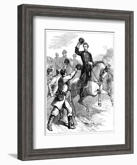 Arrival of General Mcclellan at Williamsburg, Virginia, 1862-null-Framed Giclee Print