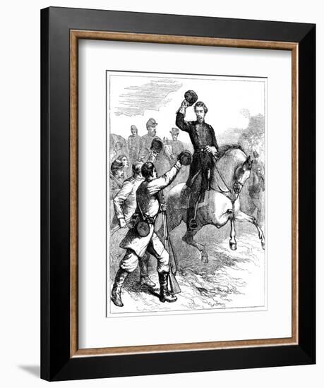 Arrival of General Mcclellan at Williamsburg, Virginia, 1862-null-Framed Giclee Print