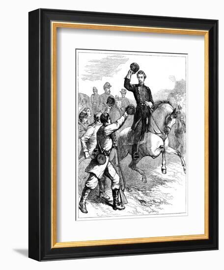 Arrival of General Mcclellan at Williamsburg, Virginia, 1862-null-Framed Giclee Print