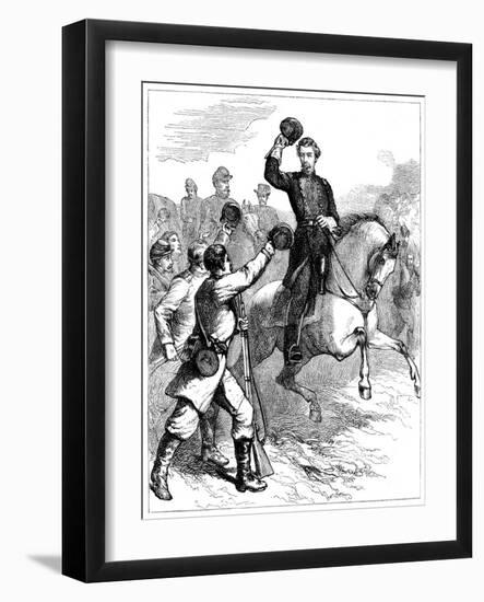 Arrival of General Mcclellan at Williamsburg, Virginia, 1862-null-Framed Giclee Print