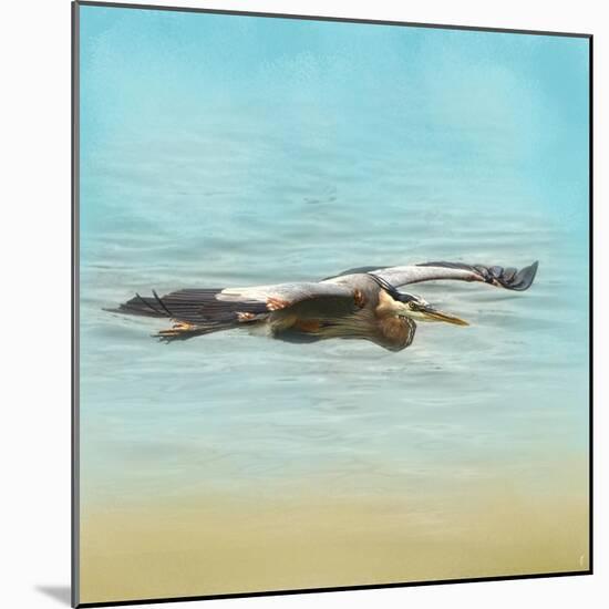 Arrival of the Blue Heron-Jai Johnson-Mounted Giclee Print