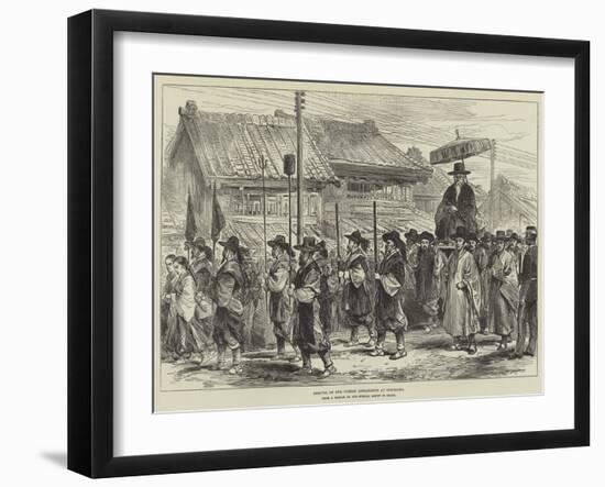 Arrival of the Corean Ambassador at Yokohama-null-Framed Giclee Print