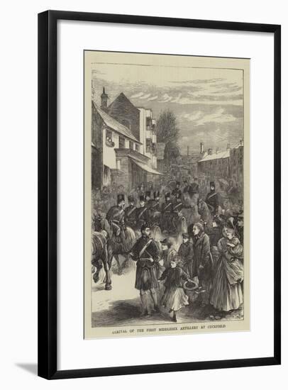 Arrival of the First Middlesex Artillery at Cuckfield-null-Framed Giclee Print