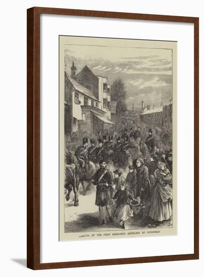 Arrival of the First Middlesex Artillery at Cuckfield-null-Framed Giclee Print