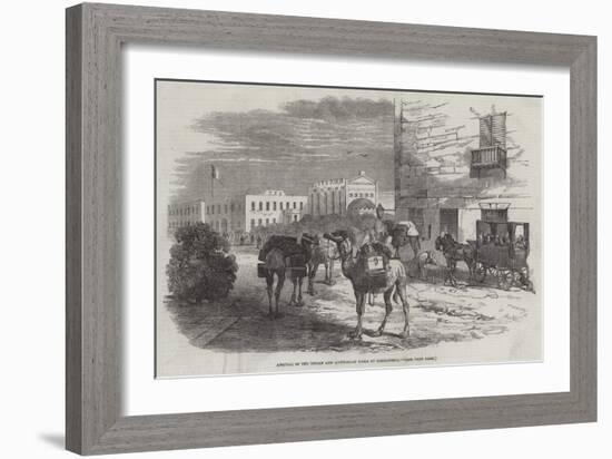 Arrival of the Indian and Australian Mails at Alexandria-Harrison William Weir-Framed Giclee Print
