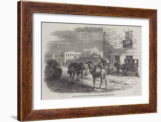 Arrival of the Indian and Australian Mails at Alexandria-Harrison William Weir-Framed Giclee Print