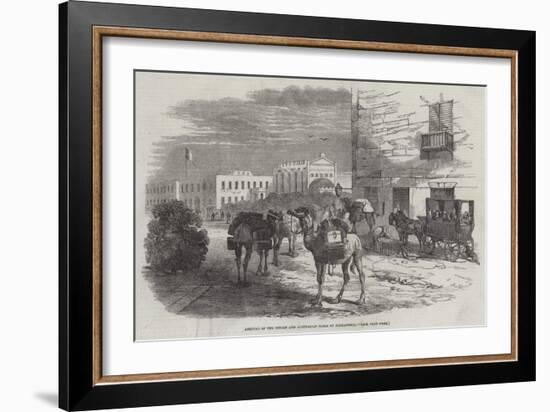 Arrival of the Indian and Australian Mails at Alexandria-Harrison William Weir-Framed Giclee Print