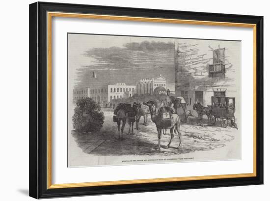 Arrival of the Indian and Australian Mails at Alexandria-Harrison William Weir-Framed Giclee Print