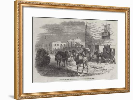 Arrival of the Indian and Australian Mails at Alexandria-Harrison William Weir-Framed Giclee Print