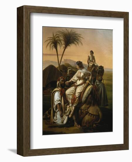 Arrival of the Ladies of the Harem, 1842-Henri-frederic Schopin-Framed Giclee Print