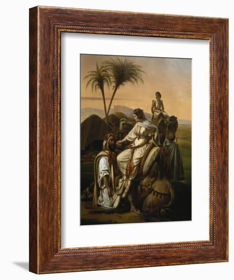 Arrival of the Ladies of the Harem, 1842-Henri-frederic Schopin-Framed Giclee Print