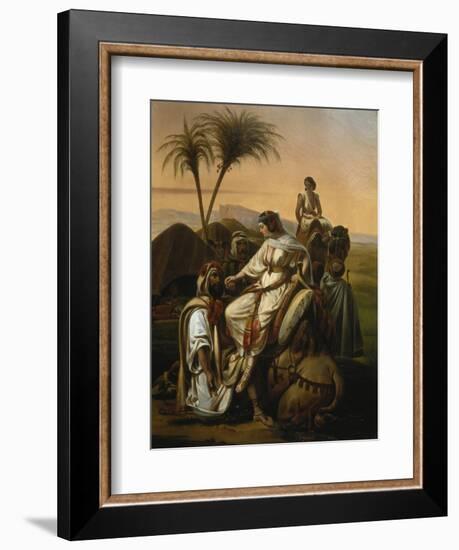 Arrival of the Ladies of the Harem, 1842-Henri-frederic Schopin-Framed Giclee Print
