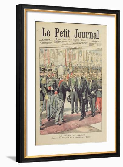 Arrival of the President of the French Republic-null-Framed Giclee Print