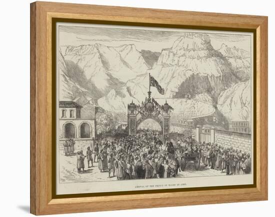Arrival of the Prince of Wales at Aden-null-Framed Premier Image Canvas