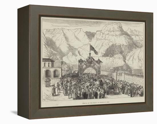 Arrival of the Prince of Wales at Aden-null-Framed Premier Image Canvas