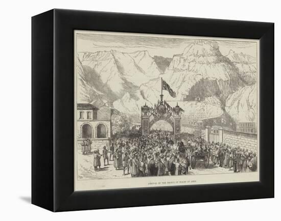 Arrival of the Prince of Wales at Aden-null-Framed Premier Image Canvas