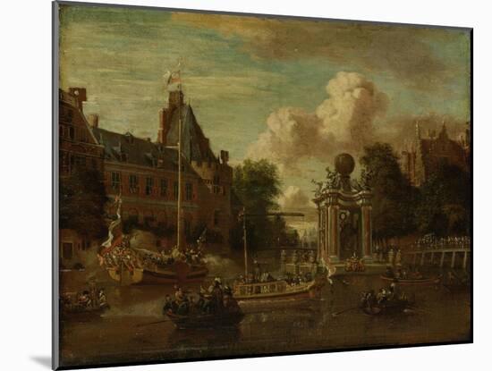 Arrival of the Russian Embassy in Amsterdam, 29 August-Abraham Storck-Mounted Art Print