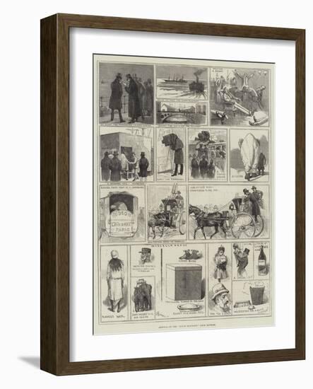 Arrival of the White Elephant from Burmah-Alfred Courbould-Framed Giclee Print