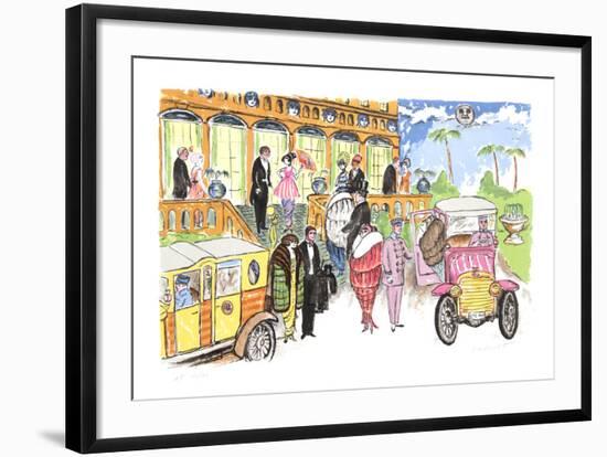 Arrival Scene-Edward Plunkett-Framed Collectable Print