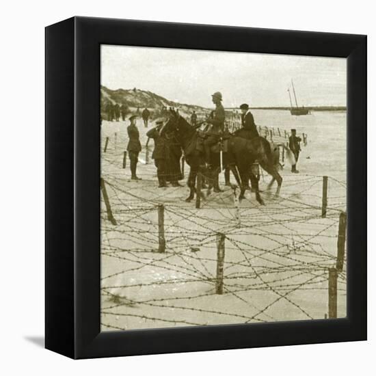 Arriving at La Panne, Flanders, Belgium, c1914-c1918-Unknown-Framed Stretched Canvas