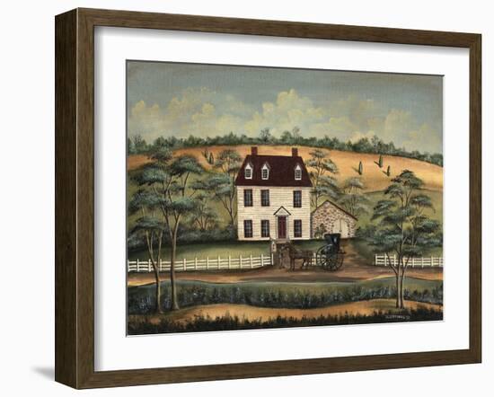 Arriving at the Inn-Barbara Jeffords-Framed Art Print