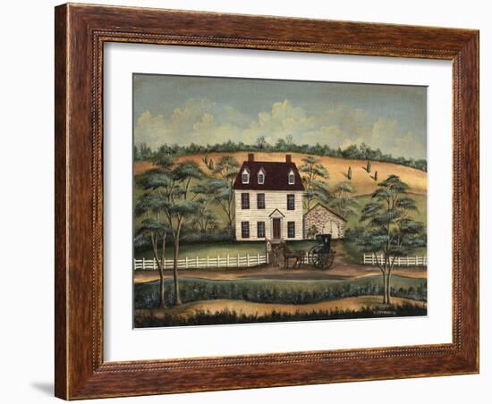 Arriving at the Inn-Barbara Jeffords-Framed Art Print