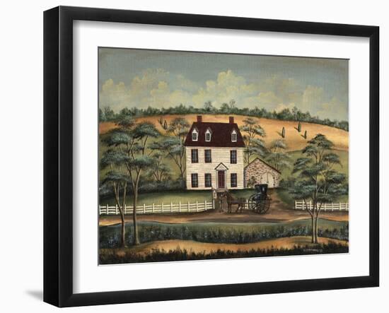 Arriving at the Inn-Barbara Jeffords-Framed Art Print