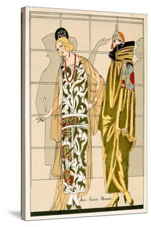 Arriving at the Party, Fashion Plate from 'Art, Gout, Beaute