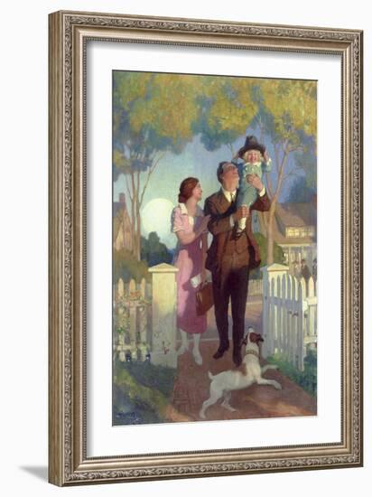 Arriving Home-Newell Convers Wyeth-Framed Giclee Print