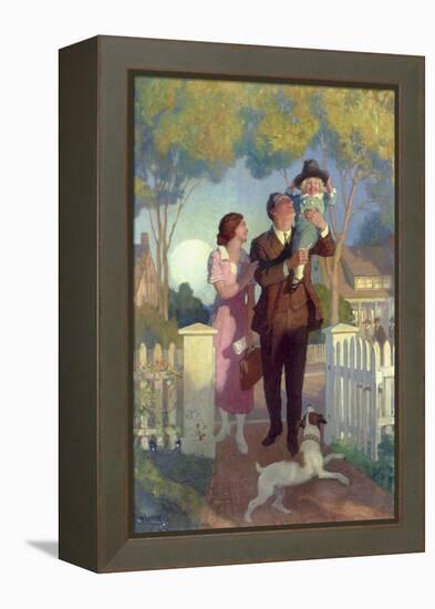 Arriving Home-Newell Convers Wyeth-Framed Premier Image Canvas