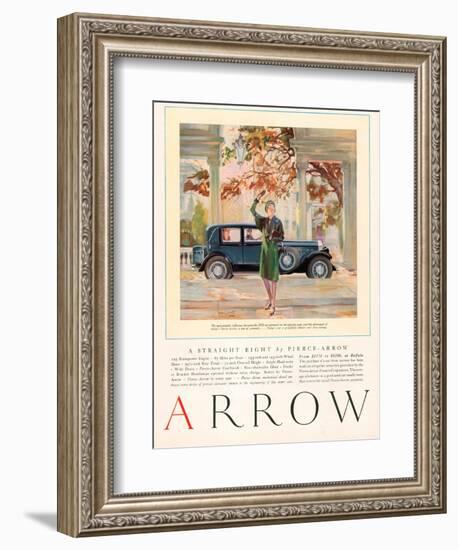 Arrow, Magazine Advertisement, USA, 1929-null-Framed Giclee Print