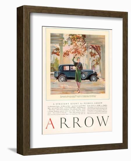 Arrow, Magazine Advertisement, USA, 1929--Framed Giclee Print