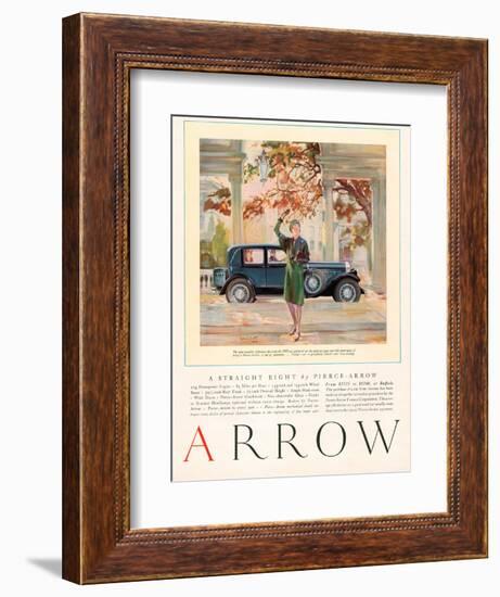 Arrow, Magazine Advertisement, USA, 1929-null-Framed Giclee Print