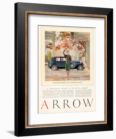 Arrow, Magazine Advertisement, USA, 1929-null-Framed Giclee Print