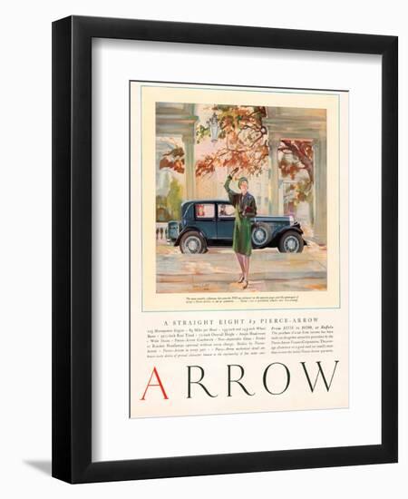 Arrow, Magazine Advertisement, USA, 1929-null-Framed Giclee Print