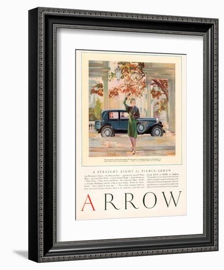 Arrow, Magazine Advertisement, USA, 1929-null-Framed Giclee Print