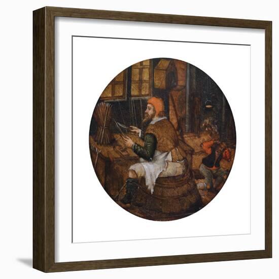 Arrow Maker-Pieter Brueghel the Younger-Framed Giclee Print