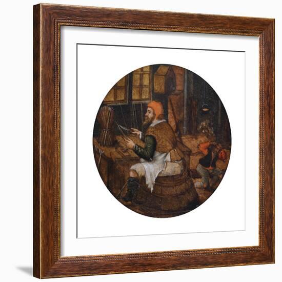 Arrow Maker-Pieter Brueghel the Younger-Framed Giclee Print