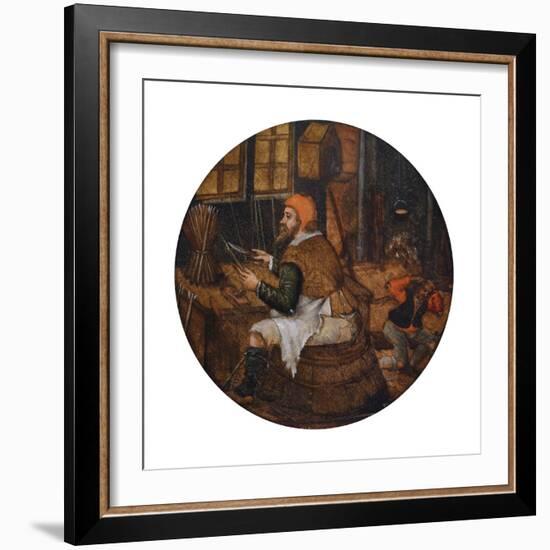 Arrow Maker-Pieter Brueghel the Younger-Framed Giclee Print