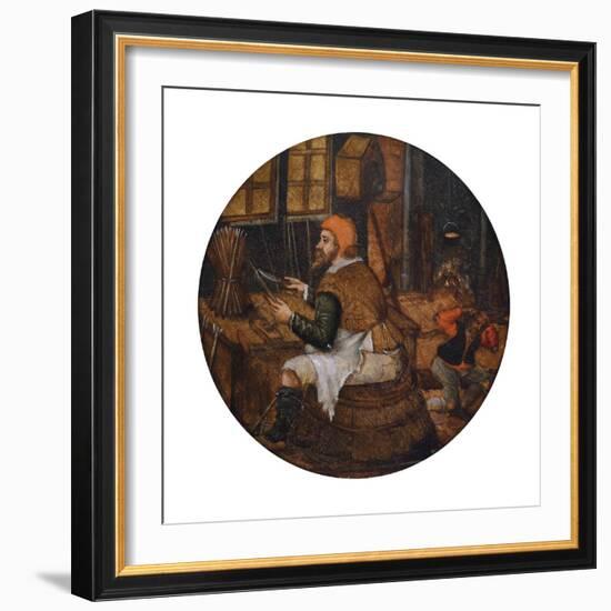 Arrow Maker-Pieter Brueghel the Younger-Framed Giclee Print