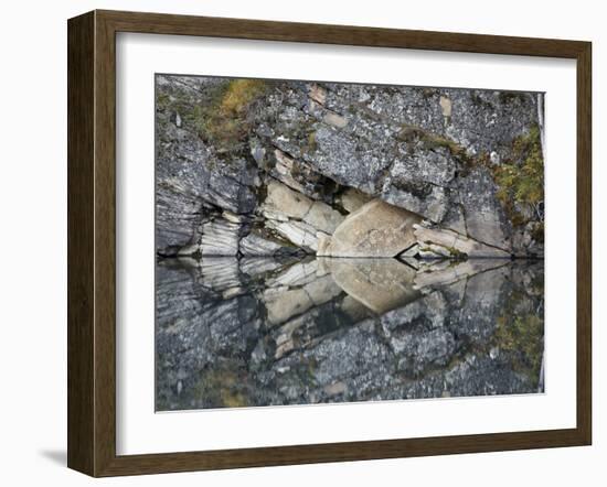 Arrowhead in Horseshoe Lake, Jasper Nat'l Park, UNESCO World Heritage Site, Alberta, Canada-James Hager-Framed Photographic Print