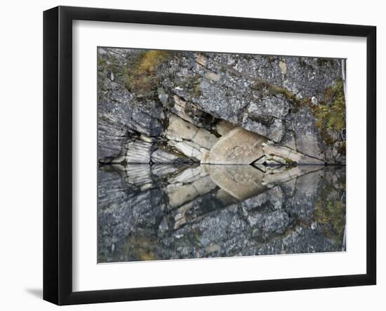 Arrowhead in Horseshoe Lake, Jasper Nat'l Park, UNESCO World Heritage Site, Alberta, Canada-James Hager-Framed Photographic Print