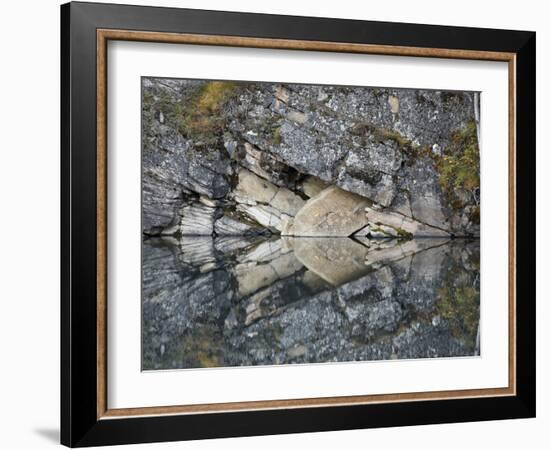 Arrowhead in Horseshoe Lake, Jasper Nat'l Park, UNESCO World Heritage Site, Alberta, Canada-James Hager-Framed Photographic Print