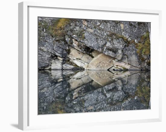 Arrowhead in Horseshoe Lake, Jasper Nat'l Park, UNESCO World Heritage Site, Alberta, Canada-James Hager-Framed Photographic Print