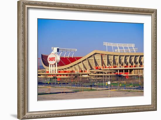 Arrowhead Stadium, home of the Kansas City Chiefs , Kansas City, MO-null-Framed Photographic Print